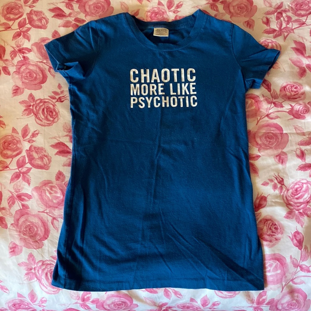 Abercrombie & Fitch Chaotic more like Psycho shirt